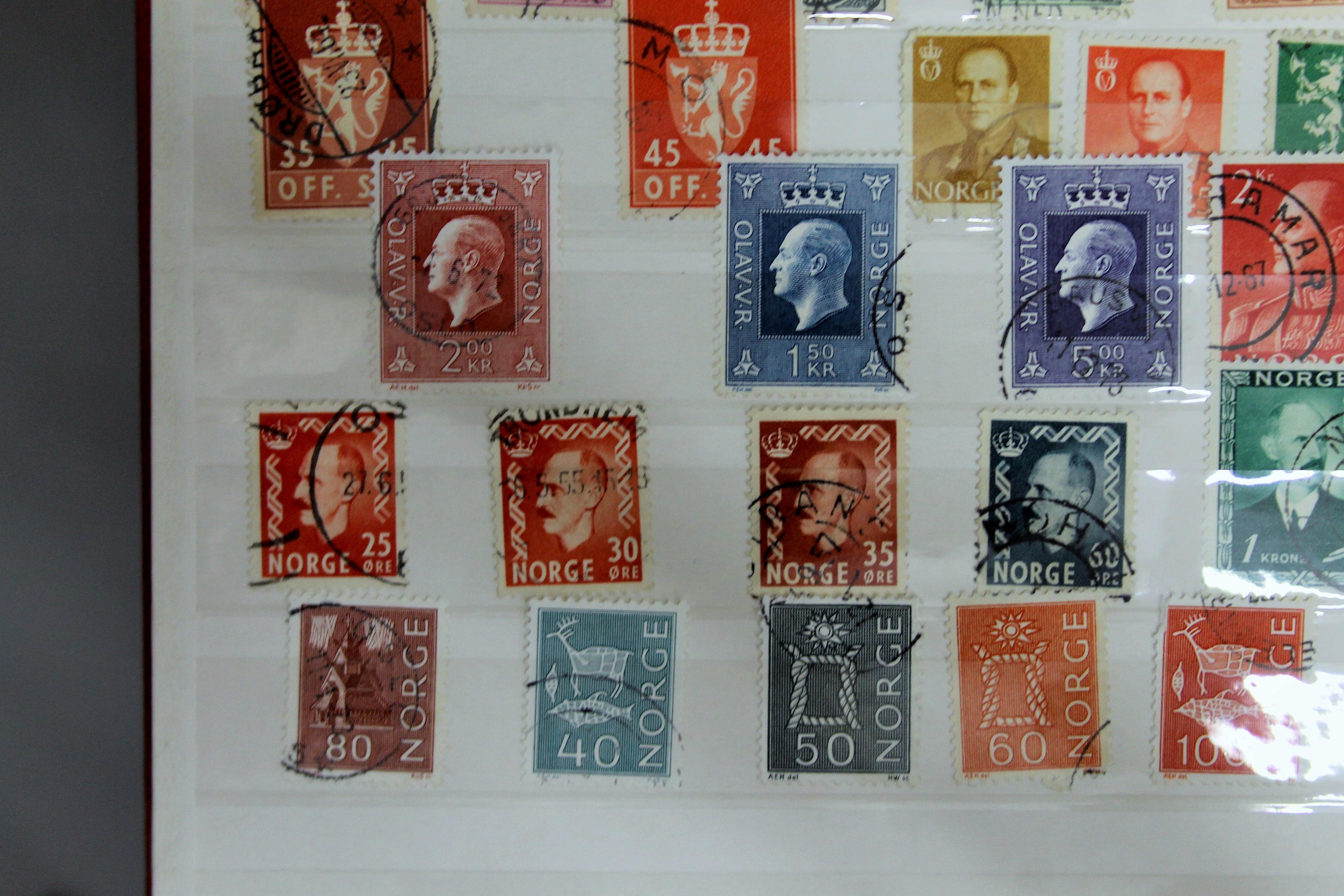 A large collection of stamps contained in albums, stock cards, etc. - Image 3 of 4