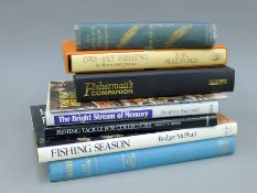 A quantity of fishing books.