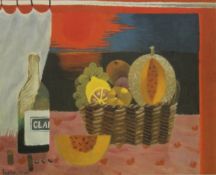 MARY FEDDEN, Red Sunset, signed and numbered 230/500, limited edition print, unframed. 49.5 x 35.