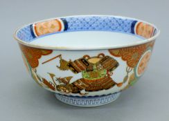 A Japanese Imari bowl. 21.5 cm diameter.