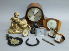 A quantity of miscellaneous clocks, etc.