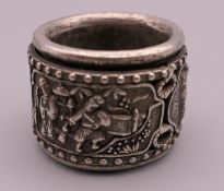 A Chinese archer's ring. 2.25 cm high.