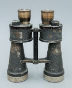 A pair of vintage German binoculars. 20.5 cm long.