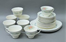 A quantity of Royal Doulton Fairfield cups, saucers, plates and cake plates.