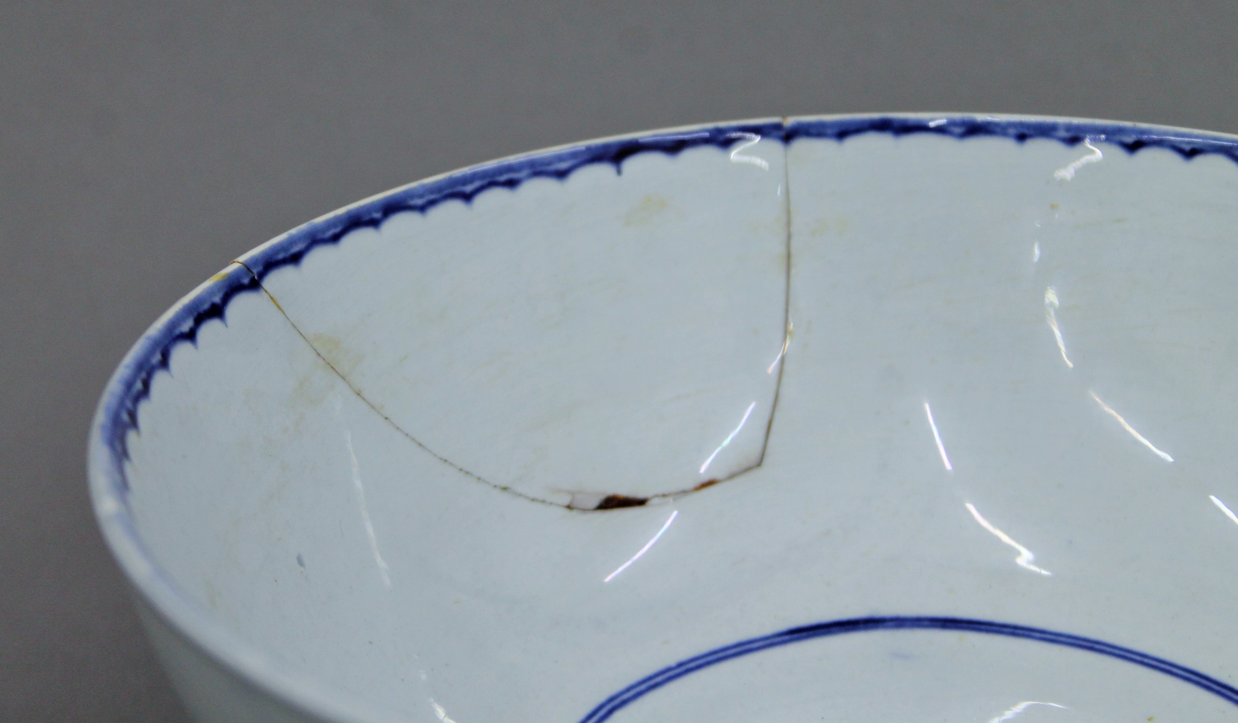 A 19th century blue and white pottery soap dish strainer and cover, - Image 4 of 11