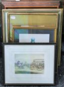 Four late 19th/early 20th century watercolours,