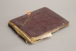 An early 20th century sketch book/album.