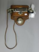 A vintage telephone made by The Sterling and Electric Co Limited. 21 cm wide.