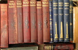 A quantity of various books, including War Illustrated.