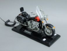 A Harley Davidson novelty telephone.