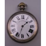A Victorian silver pocket watch, the reverse inscribed ''Presented by Colonel Hutton 30th REGT.