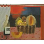 MARY FEDDEN, Red Sunset, signed and numbered 230/500, limited edition print, unframed. 49.5 x 35.