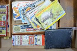 A quantity of miscellaneous items, including cutlery, tea cards, etc.