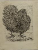 PABLO PICASSO, Sugarlift etching, The Turkey, 1936/1942 print issue, on Ambroise watermarked paper,