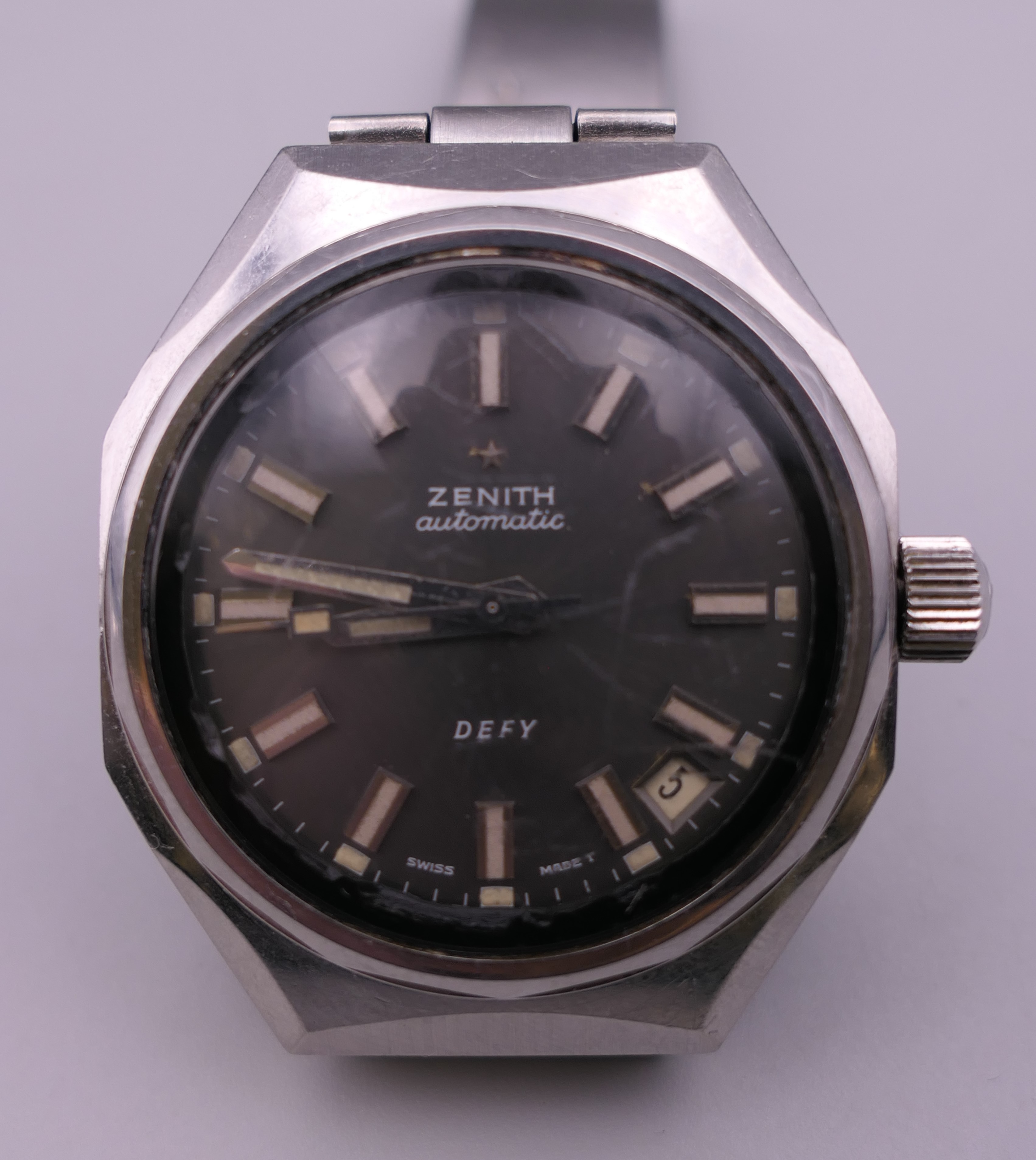 A gentleman's Zenith Defy Automatic wristwatch. 4 cm wide. - Image 2 of 14