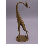A Hagenauer bronze model of a giraffe. 11 cm high.