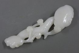 A Chinese carved ruyi sceptre. 24 cm high.