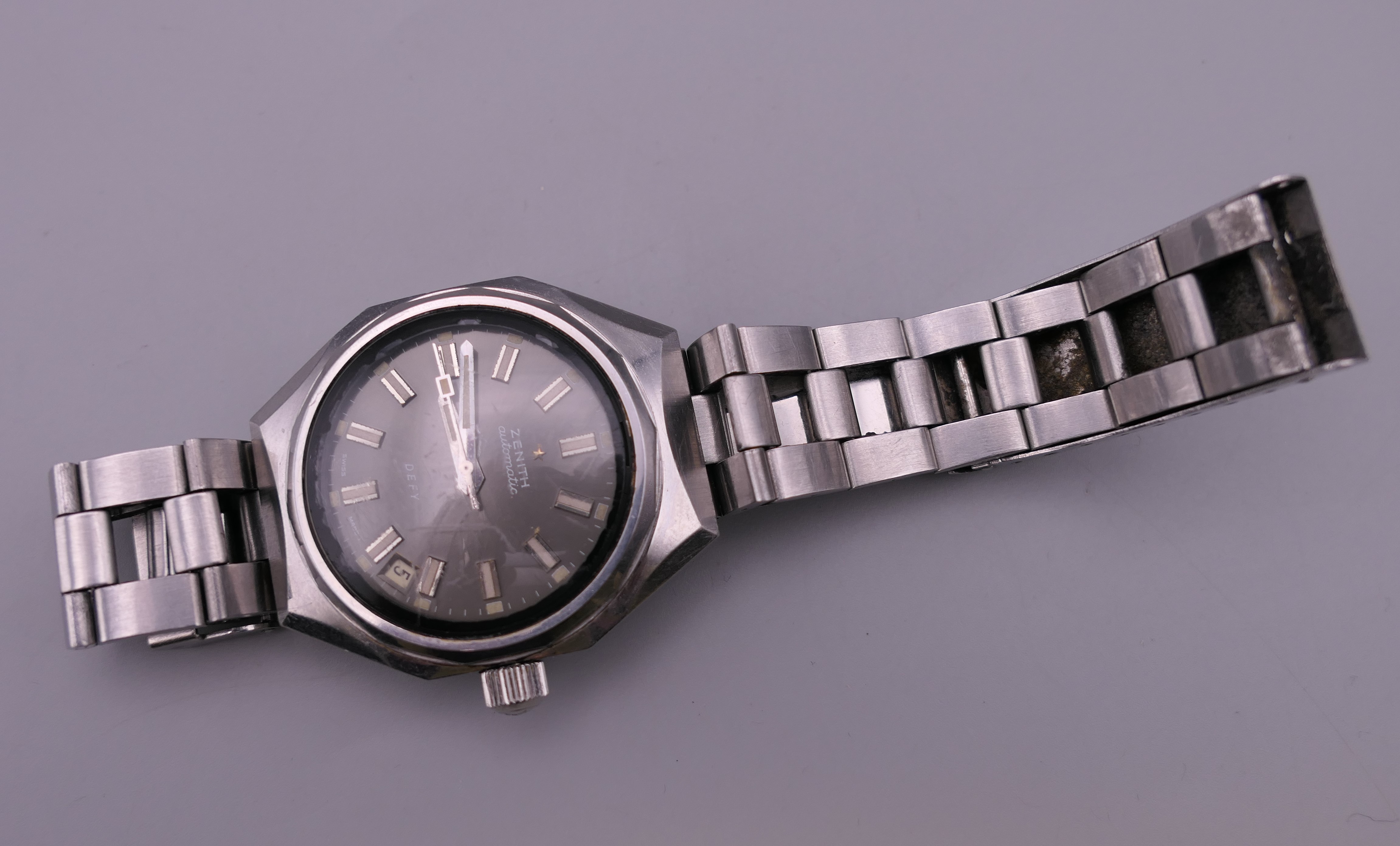 A gentleman's Zenith Defy Automatic wristwatch. 4 cm wide. - Image 6 of 14