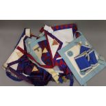 A box of Freemasonry regalia.