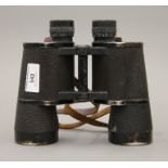 A pair of German E Leitz Wetzlar military Dienstglas 10 x 50 binoculars, numbered 306605. 16.
