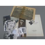 A collection of Naval interest ephemera and related items,