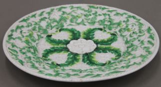 A Meissen porcelain plate. 26.5 cm diameter.
