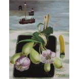 MARY FEDDEN (AR), Whitby Harbour, limited edition print, signed and numbered 233/250, unframed.