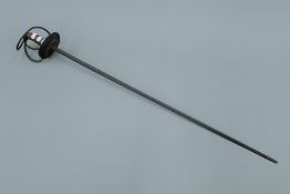 An antique sword. 98 cm long.