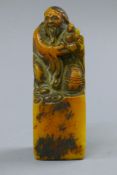 A Chinese seal. 11.5 cm high.