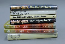 Muriel Spark, seven volumes, first edition.