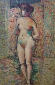 After MATISSE, Nude Female, oil on canvas, framed. 49 x 74.5 cm.