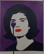 PURE EVIL, Jackie Kennedy, limited edition print, numbered 6/100. 70 x 85 cm.