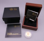 A 2013 proof sovereign, with certificate and box.
