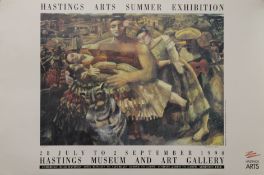 MICK ROONEY RA (born 1944) British, Gallery Poster. 76 x 51 cm.