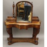 A Victorian mahogany Duchess dressing table. 118 cm wide.