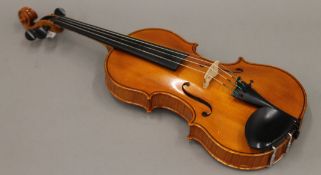 A mid-20th century Swedish full size violin,