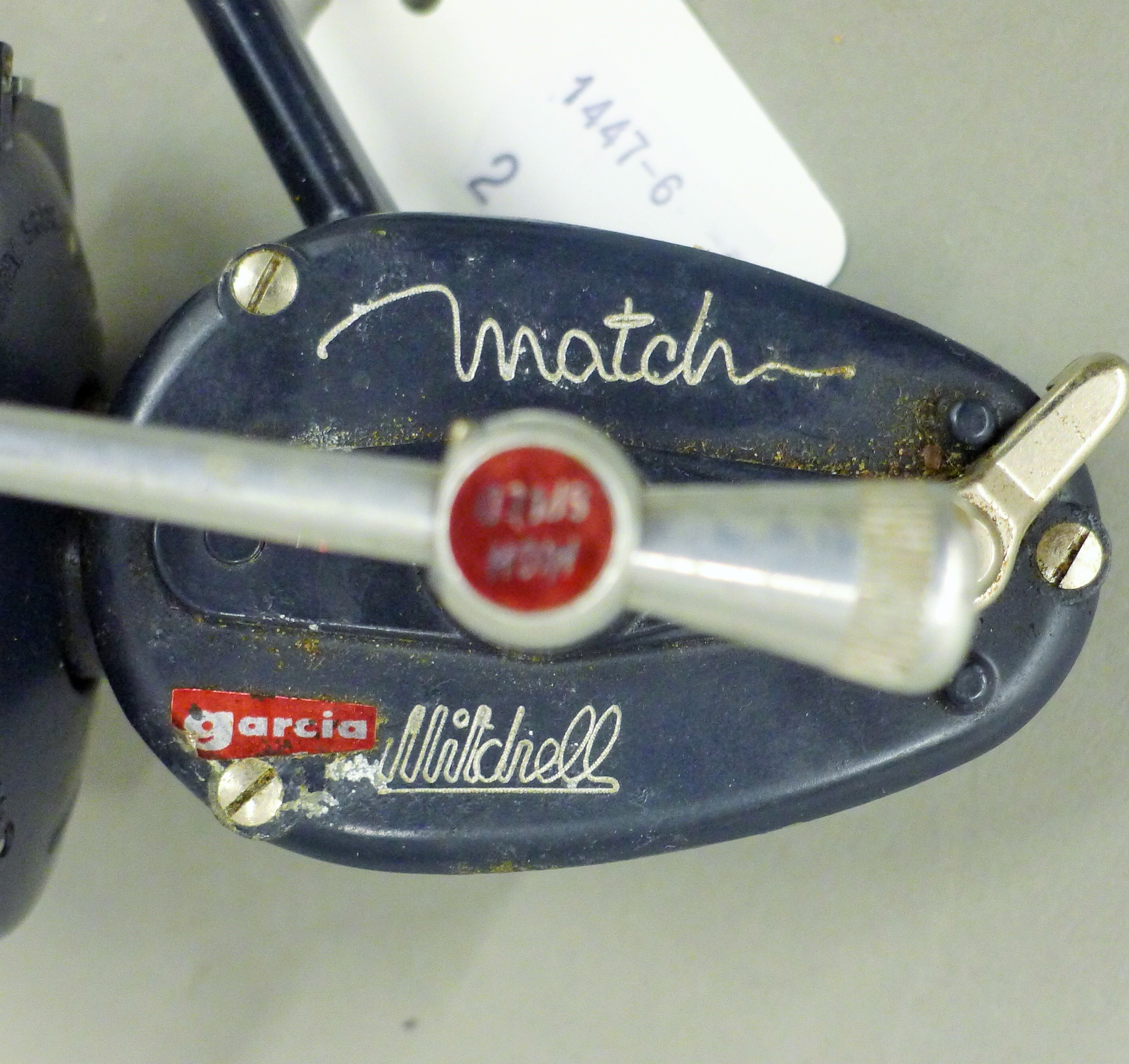 A vintage 1970s Mitchell match foxed spool reel, together with a Mitchell 308 Prince and Mitch 209. - Image 5 of 14