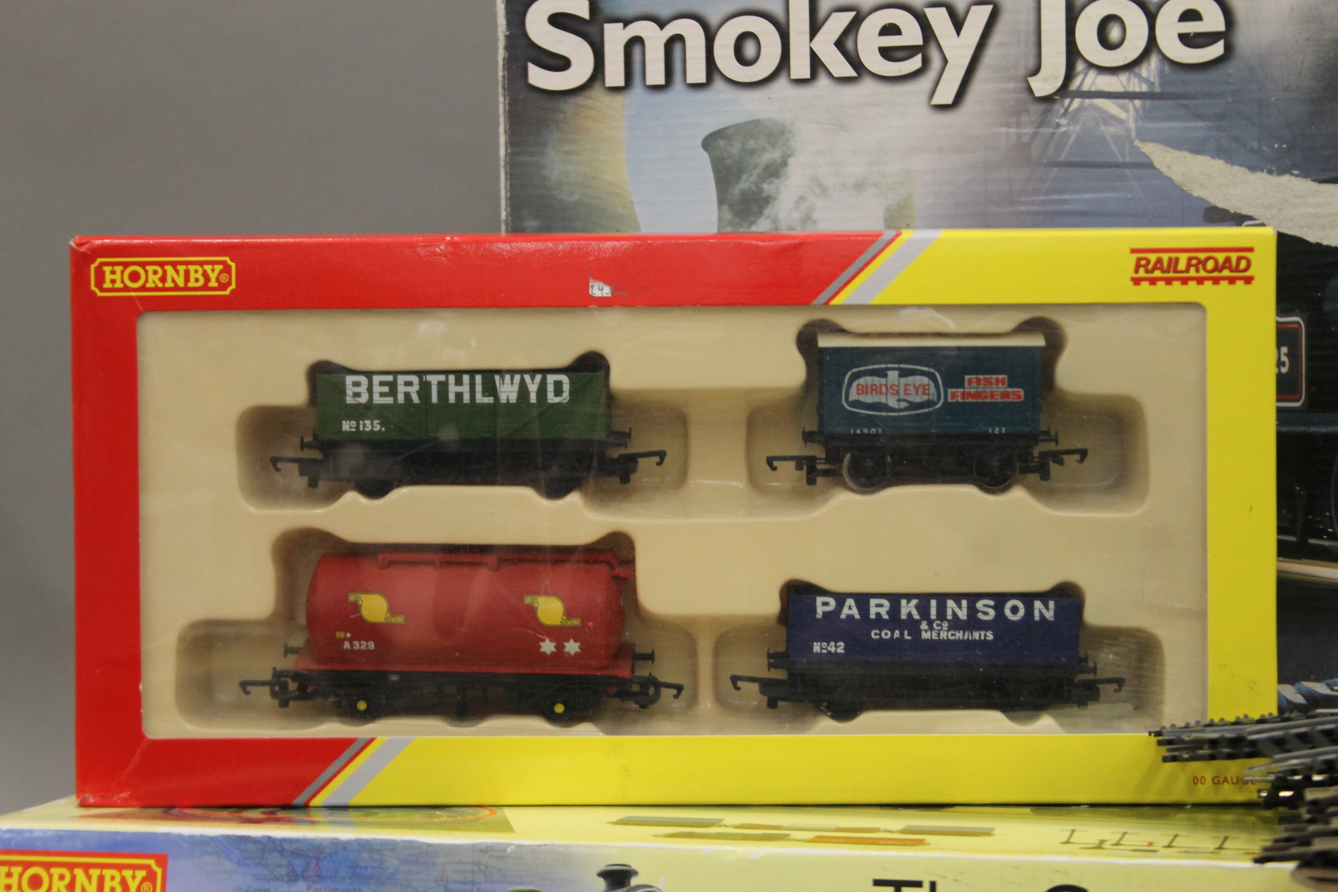 Two boxed Hornby OO Gauge train sets, a quantity of loose rolling stock and track, - Image 3 of 6
