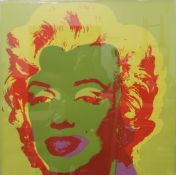 SUNDAY B MORNING, Marilyn Monroe, print, framed. 90.5 x 91 cm.