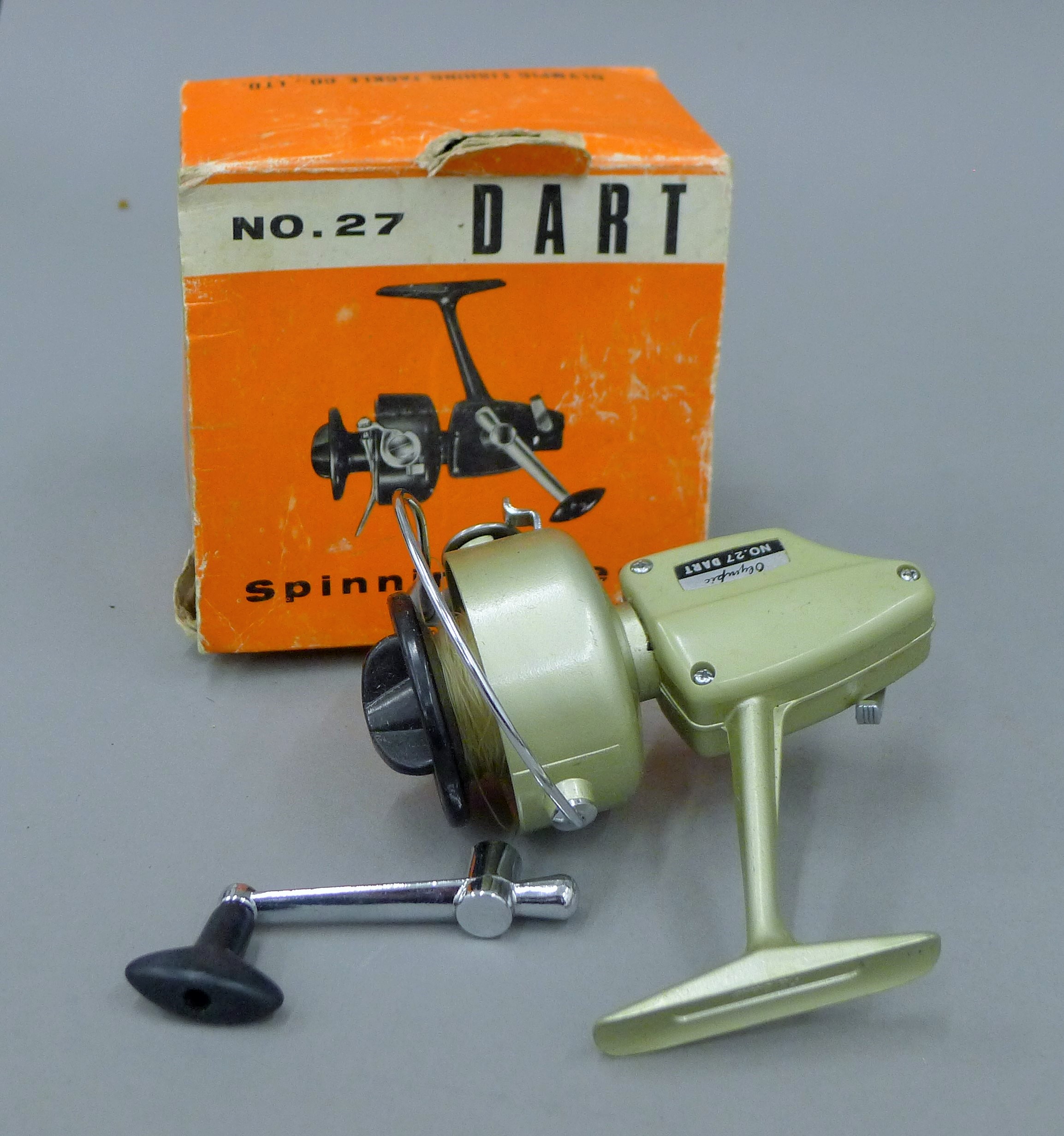 An Olympic Dart spinning reel in original box, - Image 2 of 11