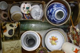 A quantity of miscellaneous porcelain, glass, etc.