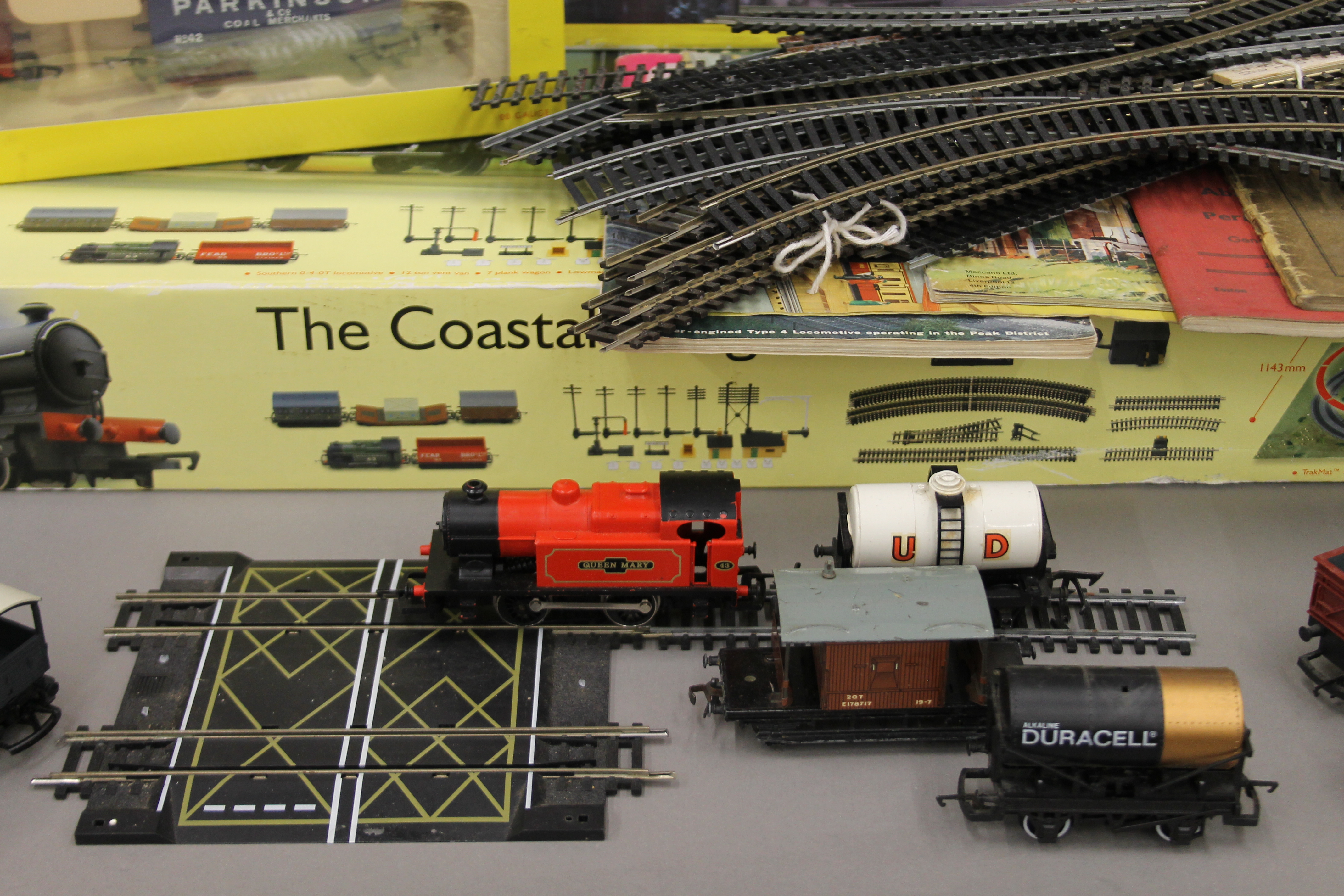 Two boxed Hornby OO Gauge train sets, a quantity of loose rolling stock and track, - Image 2 of 6