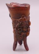 A small libation cup. 9.5 cm high.