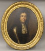 A 17th century Portrait of an English Civil War Royalist Cavalier Officer, oil on canvas,