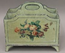 A vintage painted Canterbury. 35.5 cm wide.