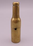 A 1897 Williamson patent travelling bottle form corkscrew,