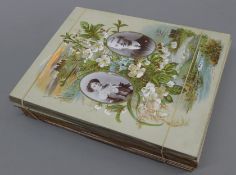 A quantity of Victorian photograph surrounds.