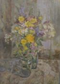 DIANA ARMFIELD (born 1920) British, Flower Blossoms, limited edition print, numbered 28/50,