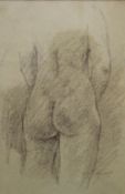 DENNIS GILBERT NEAC (born 1922), Nude Study, drawing, framed and glazed. 21.5 x 32.5 cm.