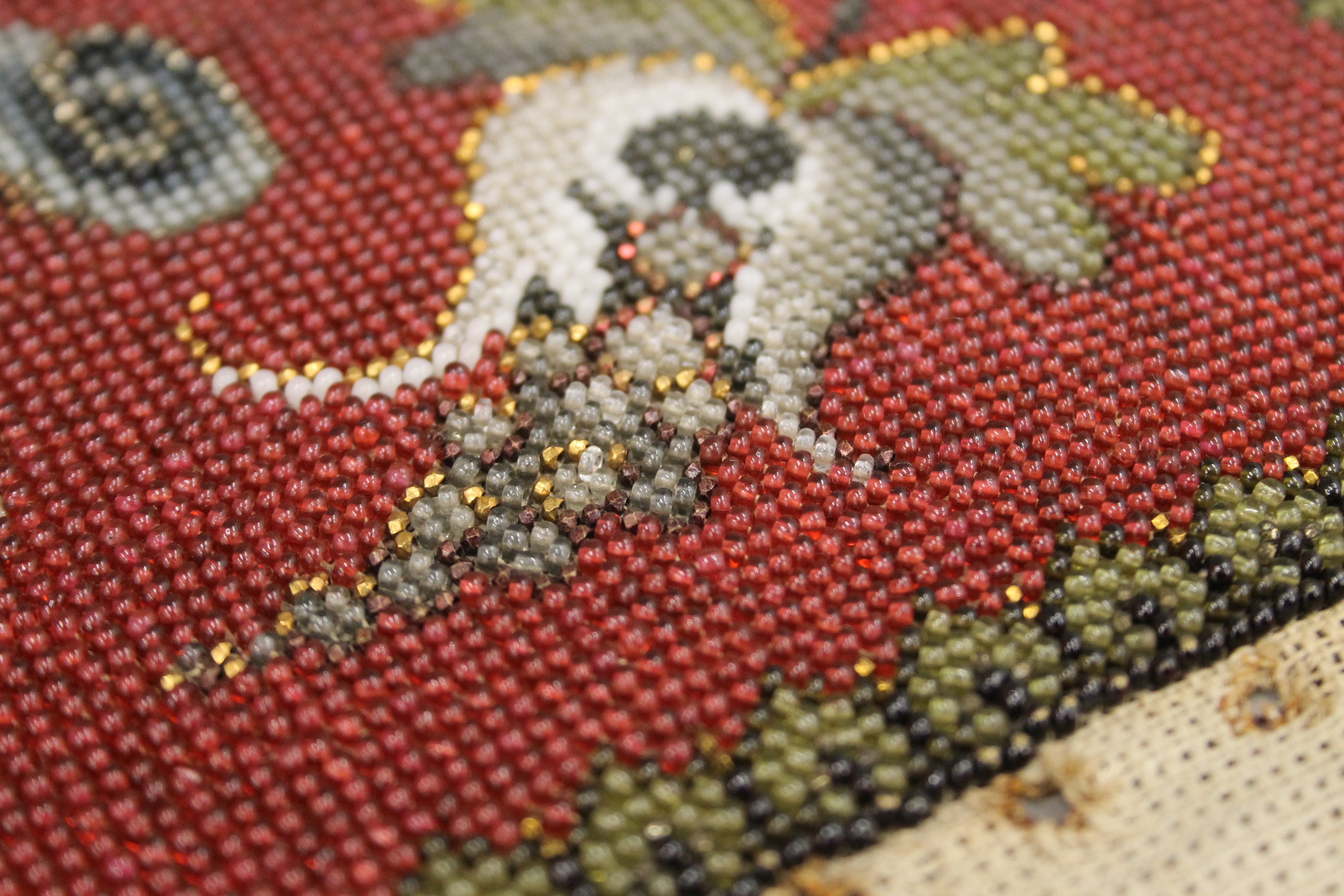 A small quantity of various bead and needleworks. - Image 8 of 8